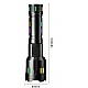 Lanterna tactica LED de mana profesionala X BALOG BL G61 TG cu afisaj electronic de mare putere aluminiu negru Lanterna tactica LED de mana profesionala X BALOG BL G61 TG cu afisaj electronic de mare putere aluminiu negru