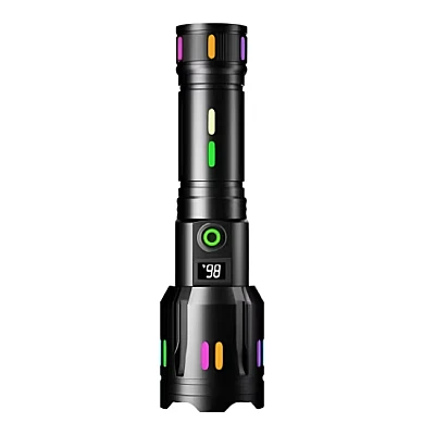 Lanterna tactica LED de mana profesionala X BALOG BL G61 TG cu afisaj electronic de mare putere aluminiu negru Lanterna tactica LED de mana profesionala X BALOG BL G61 TG cu afisaj electronic de mare putere aluminiu negru