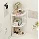 Raft de Colt pentru Birou 2 Etajere Compact 60x24x24cm Alb Raft de Colt pentru Birou 2 Etajere Compact 60x24x24cm Alb