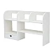 Etajeta pentru Birou cu 6 compartimente si un sertar PVC 55x14x34cm Alb Etajeta pentru Birou cu 6 compartimente si un sertar PVC 55x14x34cm Alb