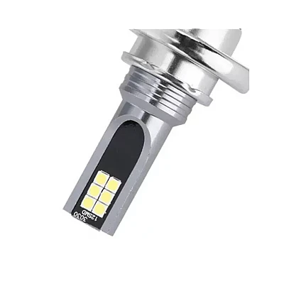 Set 2 Becuri auto LED H7 cu 12 LED SMD 12/24V putere 120W/set 6600lm
