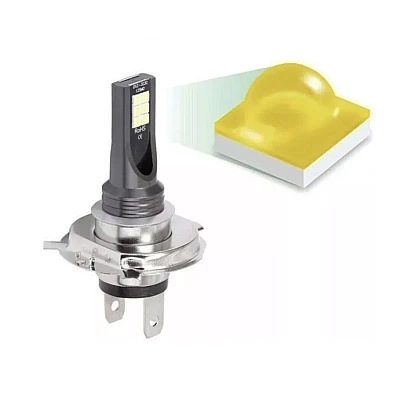 Set 2 Becuri auto LED H7 cu 12 LED SMD 12/24V putere 120W/set 6600lm
