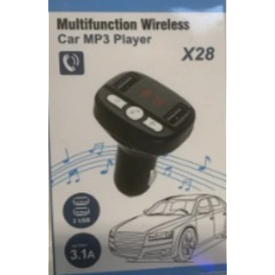 Modulator auto FM X28 cu Bluetooth si incarcare Modulator auto FM X28 cu Bluetooth si incarcare