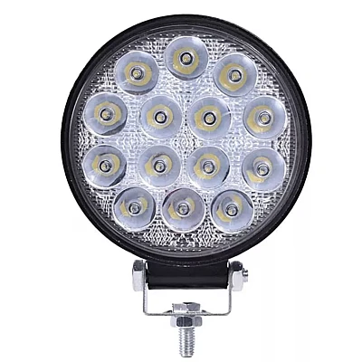 Proiector LED auto Offroad 14 led 42W rotund Proiector LED auto Offroad 14 led 42W rotund