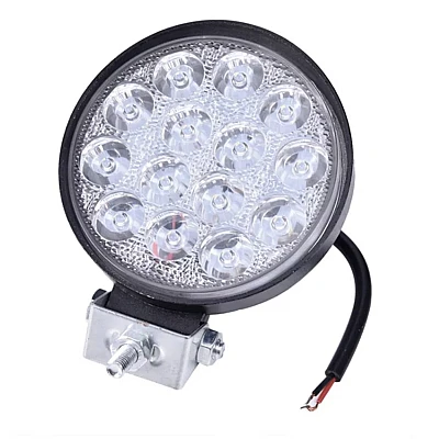 Proiector LED auto Offroad 14 led 42W rotund Proiector LED auto Offroad 14 led 42W rotund