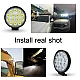 Proiector LED auto Offroad 14 led 42W rotund Proiector LED auto Offroad 14 led 42W rotund