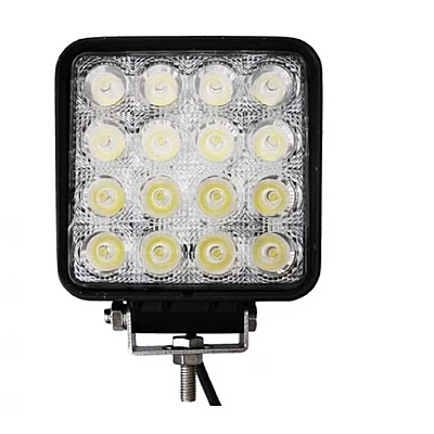 Proiector LED auto Offroad 16 led 48W PATRAT Proiector LED auto Offroad 16 led 48W PATRAT