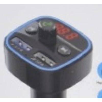 Modulator auto Q1 FM cu bluetooth 2 iesiri USB Negru Modulator auto Q1 FM cu bluetooth 2 iesiri USB Negru
