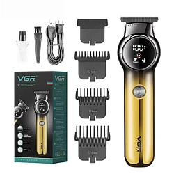 Aparat de Tuns Profesional VGR V989 pentru Barba Contur si Corp Afisaj LED