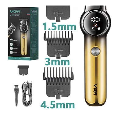 Aparat de Tuns Profesional VGR V989 pentru Barba Contur si Corp Afisaj LED Aparat de Tuns Profesional VGR V989 pentru Barba Contur si Corp Afisaj LED