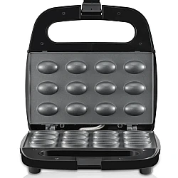 Aparat pentru Copt Forme Coji de Nuci R536G cu 12 forme 750W Placi Neaderente Aparat pentru Copt Forme Coji de Nuci R536G cu 12 forme 750W Placi Neaderente