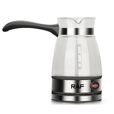 Aparat Electric pentru preparat cafea RAF R125 de 650W capacitate 500ml Recipient din Sticla Aparat Electric pentru preparat cafea RAF R125 de 650W capacitate 500ml Recipient din Sticla