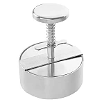 Presa De Burger Reglabila diametru 10.2 cm din otel inoxidabil