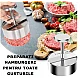 Presa De Burger Reglabila diametru 10.2 cm din otel inoxidabil Presa De Burger Reglabila diametru 10.2 cm din otel inoxidabil
