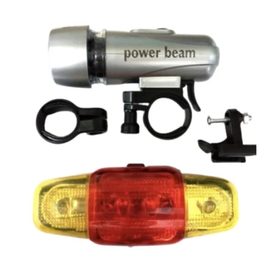 Set far si stop bicicleta XY 108 far tip lanterna detasabil stop in 2 culori Set far si stop bicicleta XY 108 far tip lanterna detasabil stop in 2 culori