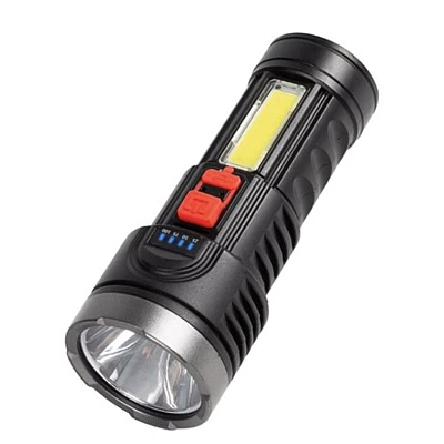 Lanterna de mana BL822 cu incarcare USB si indicator baterie Lanterna de mana BL822 cu incarcare USB si indicator baterie