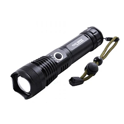 Lanterna reincarcabila rezistenta la socuri BL X71 P90 Neagra Lanterna reincarcabila rezistenta la socuri BL X71 P90 Neagra