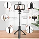 Selfie Stick cu Telecomanda si Lumina LED 67cm S03 S Selfie Stick cu Telecomanda si Lumina LED 67cm S03 S