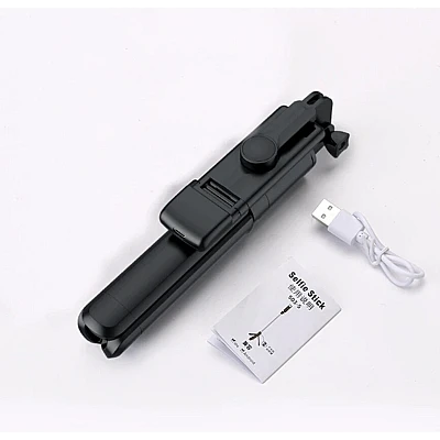 Selfie Stick cu Telecomanda si Lumina LED 67cm S03 S Selfie Stick cu Telecomanda si Lumina LED 67cm S03 S