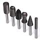 Set de 6 freze pentru metal diferite modele coada de 6mm Set de 6 freze pentru metal diferite modele coada de 6mm