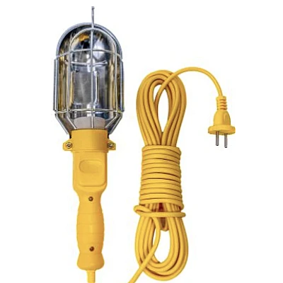 Lampa GALBENA portabila de lucru cu LED cablu 10m 220V Lampa GALBENA portabila de lucru cu LED cablu 10m 220V