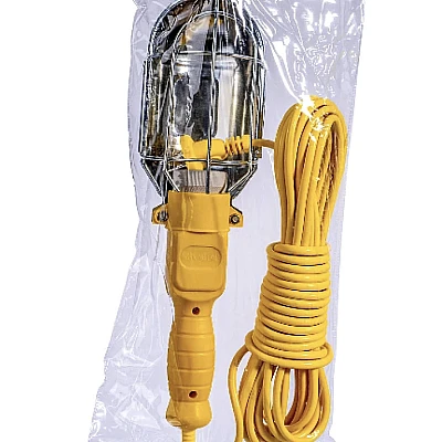 Lampa GALBENA portabila de lucru cu LED cablu 10m 220V Lampa GALBENA portabila de lucru cu LED cablu 10m 220V