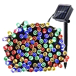 Instalatie Solara 10 Metri cu 100 LED liniara MULTICOLORA HS