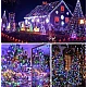 Instalatie solara 500 LED de 50 metri cu telecomanda pentru exterior MULTICOLOR HS Instalatie solara 500 LED de 50 metri cu telecomanda pentru exterior MULTICOLOR HS
