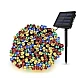 Instalatie solara 500 LED de 50 metri cu telecomanda pentru exterior MULTICOLOR HS Instalatie solara 500 LED de 50 metri cu telecomanda pentru exterior MULTICOLOR HS
