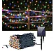 Instalatie solara 500 LED de 50 metri cu telecomanda pentru exterior MULTICOLOR HS Instalatie solara 500 LED de 50 metri cu telecomanda pentru exterior MULTICOLOR HS