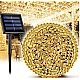 Instalatie solara 500 LED de 50 metri cu telecomanda pentru exterior ALB CALD HS