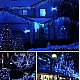 Instalatie solara 1000 LED de 100 metri cu telecomanda pentru exterior ALBASTRA HS Instalatie solara 1000 LED de 100 metri cu telecomanda pentru exterior ALBASTRA HS