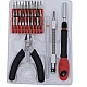 Set de 35 piese instrumente de baza pentru lucrari electronice de precizie OF Set de 35 piese instrumente de baza pentru lucrari electronice de precizie OF