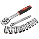 RIB chei tubulare 12 piese 1/4 cu cheie clichet otel crom vanadiu 4-13 mm RIB chei tubulare 12 piese 1/4 cu cheie clichet otel crom vanadiu 4-13 mm