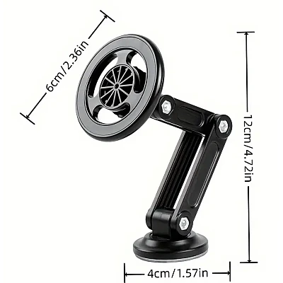 Suport auto magnetic reglabil pentru telefon mobil AS 50524 Suport auto magnetic reglabil pentru telefon mobil AS 50524
