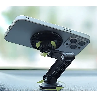 Suport auto magnetic reglabil pentru telefon mobil AS 50524 Suport auto magnetic reglabil pentru telefon mobil AS 50524