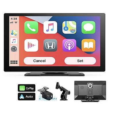 Carplay Q CA770 Ecran de 9,8 inchi 4K Android Auto cu camera de bord din spate Carplay Q CA770 Ecran de 9,8 inchi 4K Android Auto cu camera de bord din spate