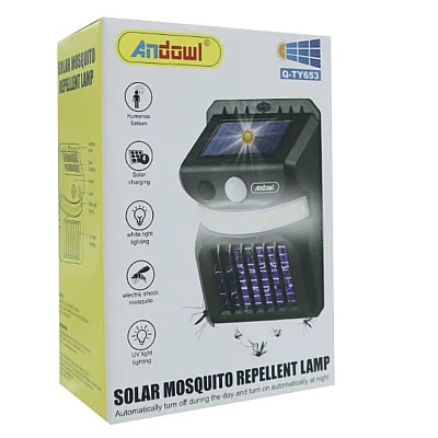 Lampa solara LED cu functie anti tantari Andowl Q TY653 Lampa solara LED cu functie anti tantari Andowl Q TY653