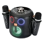 Boxa Bluetooth Andowl Q YX2560 cu iluminare LED RGB si 2 microfoane Karaoke