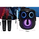 Boxa Bluetooth Andowl Q YX2560 cu iluminare LED RGB si 2 microfoane Karaoke Boxa Bluetooth Andowl Q YX2560 cu iluminare LED RGB si 2 microfoane Karaoke