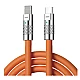 Cablu de incarcare telefon Q SJ980 TypeC la Lightening portocaliu Cablu de incarcare telefon Q SJ980 TypeC la Lightening portocaliu