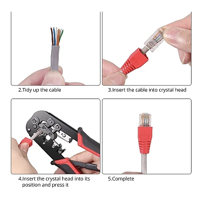 Cleste de sertizare cabluri cu cap de cristal Q WQ111 Cleste de sertizare cabluri cu cap de cristal Q WQ111