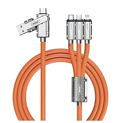 Cablu de date / Cablu de incarcare 120W Q SJ300 USB / TypeC la iOS / TypeC / Micro Cablu de date / Cablu de incarcare 120W Q SJ300 USB / TypeC la iOS / TypeC / Micro