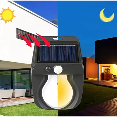 Lampa solara de perete stil BEC cu senzor miscare CL 118 pentru exterior Lampa solara de perete stil BEC cu senzor miscare CL 118 pentru exterior