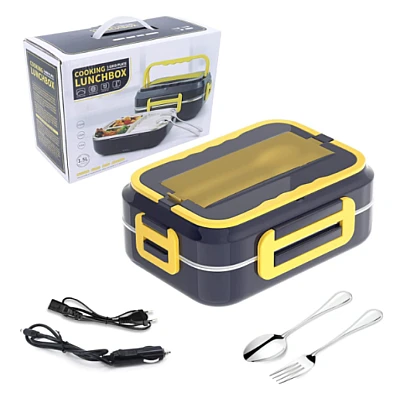 Cutie de pranz electrica capacitate 1.5L cu accesorii Cutie de pranz electrica capacitate 1.5L cu accesorii