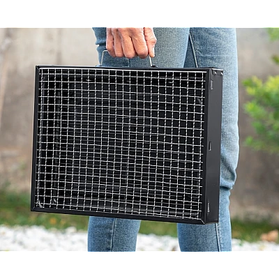 Gratar inox portabil si pliabil Camping 35 x 27 Gratar inox portabil si pliabil Camping 35 x 27