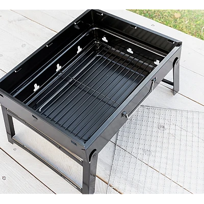 Gratar inox portabil si pliabil Camping 35 x 27 Gratar inox portabil si pliabil Camping 35 x 27