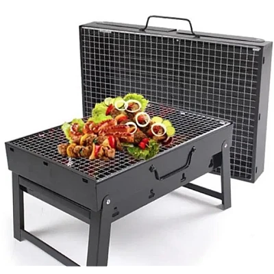 Gratar inox portabil si pliabil Camping 35 x 27 Gratar inox portabil si pliabil Camping 35 x 27