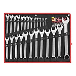 Set 25 chei fixe combinate 6 / 36 mm Chrome Vanadium Cr V OX 252