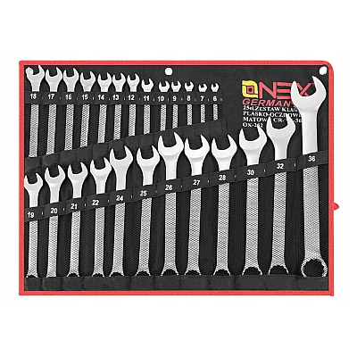 Set 25 chei fixe combinate 6 / 36 mm Chrome Vanadium Cr V OX 252 Set 25 chei fixe combinate 6 / 36 mm Chrome Vanadium Cr V OX 252